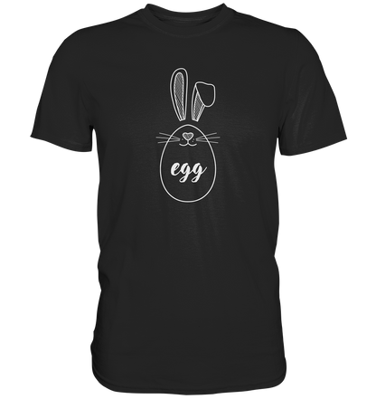 Hase auf Ei ! - Premium Shirt