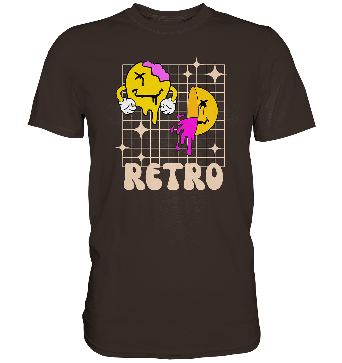 Retro Smileys - Premium Shirt