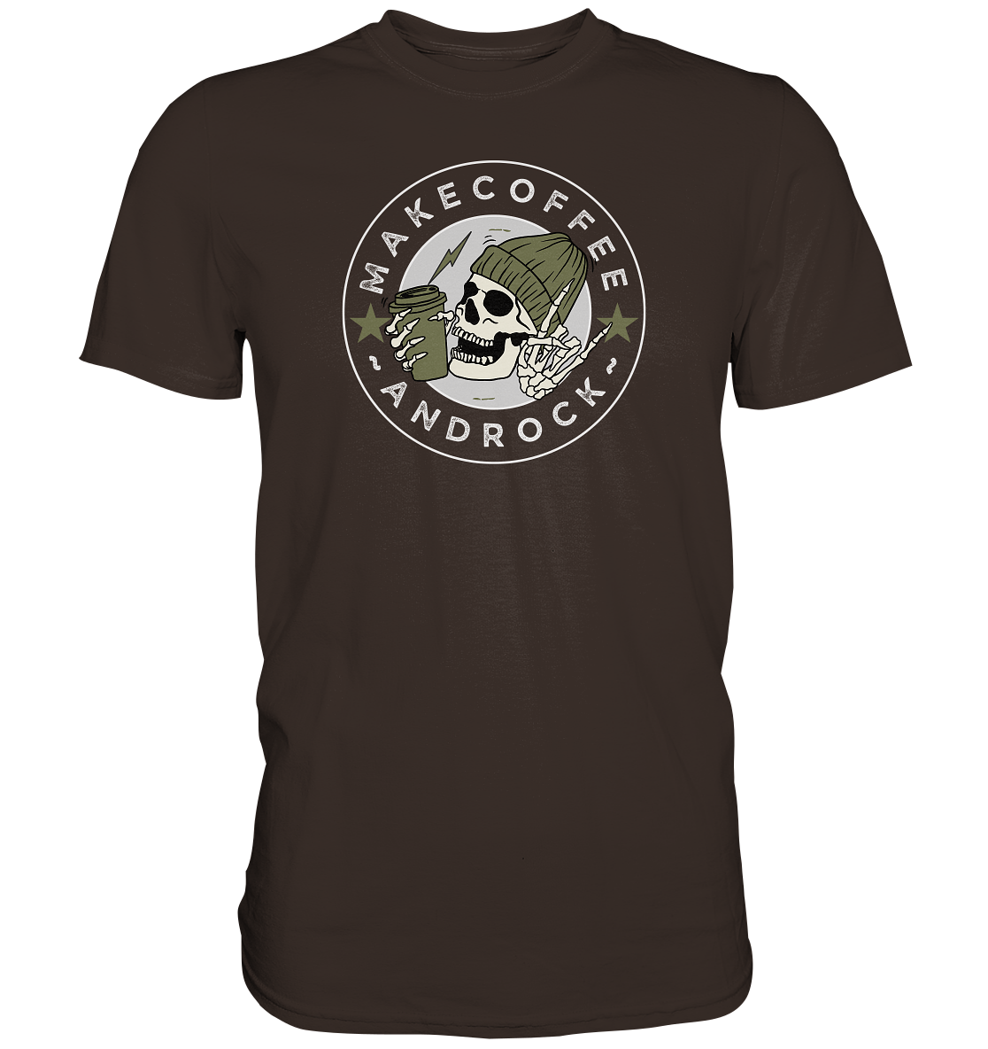 Make Coffee and Rock - Premium Shirt