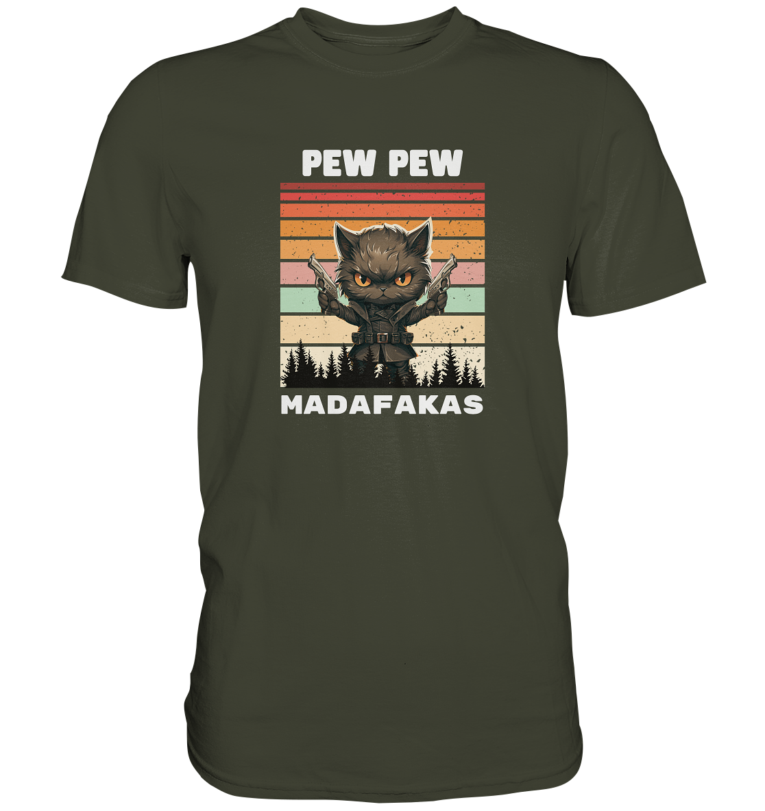 Pew Pew Katze - Premium Shirt