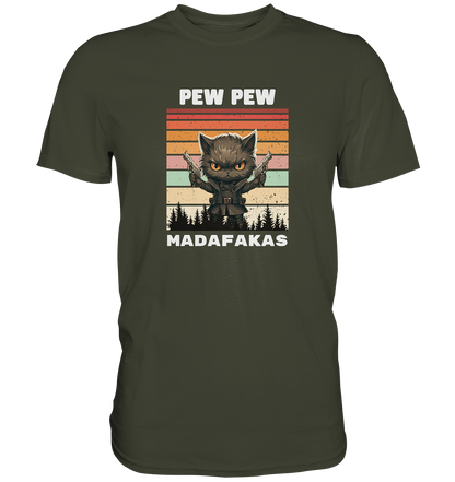 Pew Pew Katze - Premium Shirt