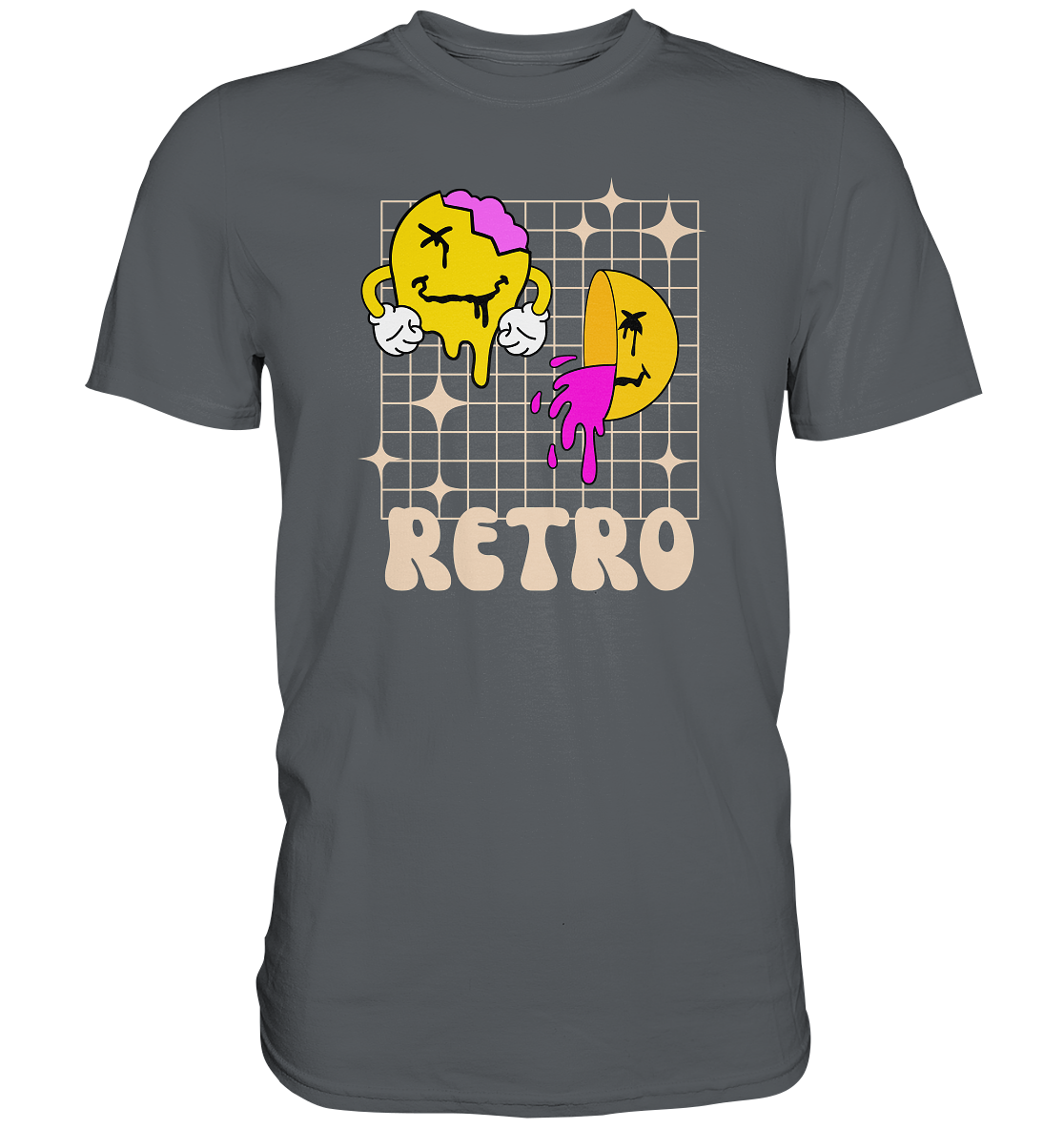 Retro Smileys - Premium Shirt