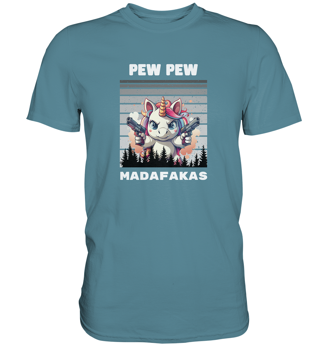 Pew Pew Einhorn - Premium Shirt