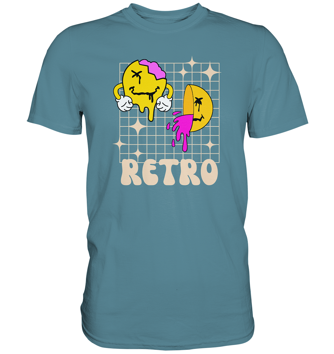 Retro Smileys - Premium Shirt