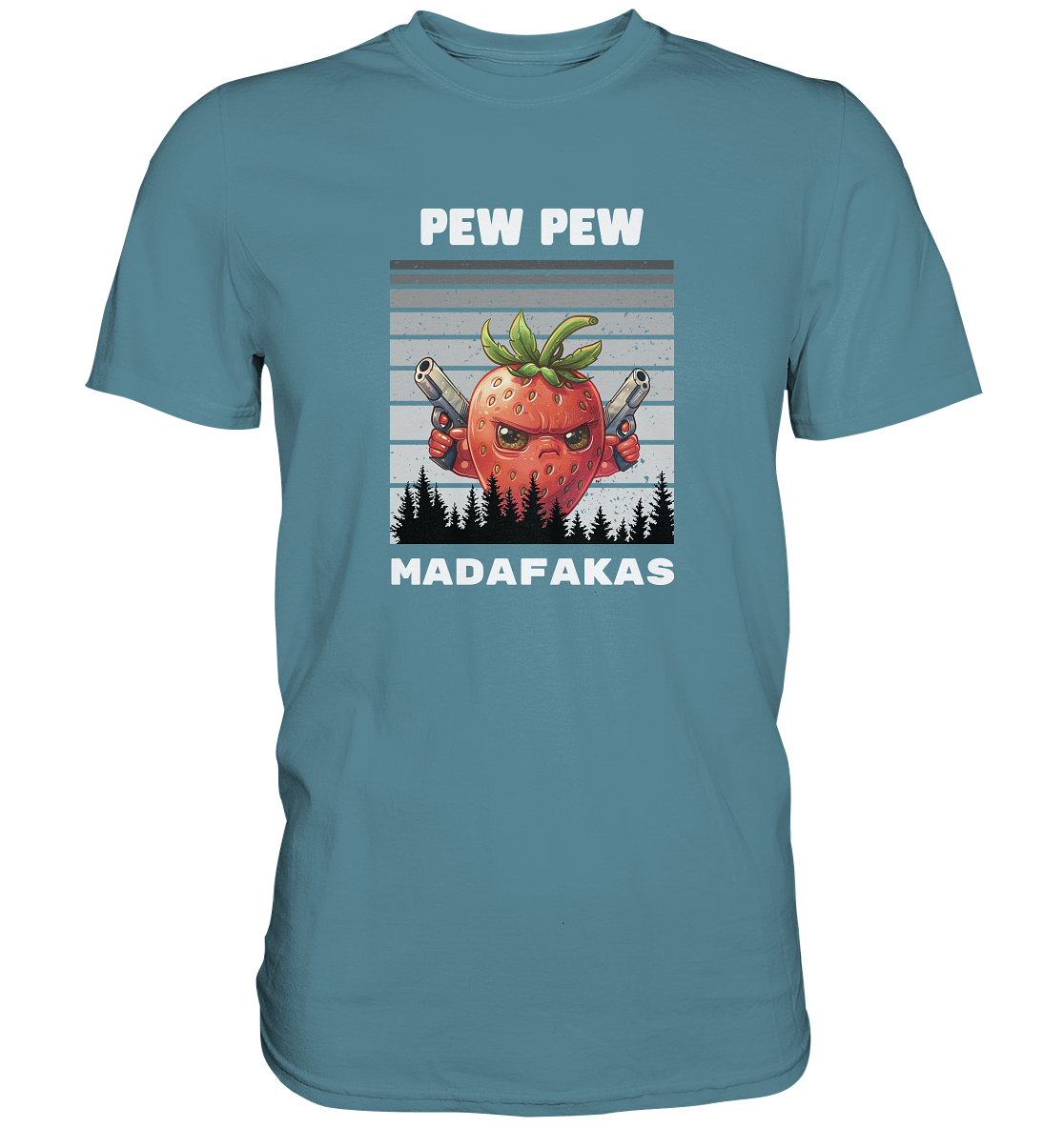 Pew Pew Erdbeere - Premium Shirt