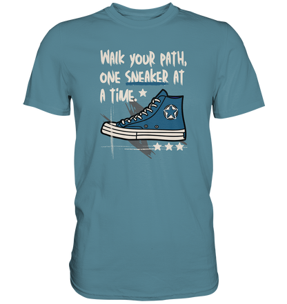 Sneaker Blue - Premium Shirt