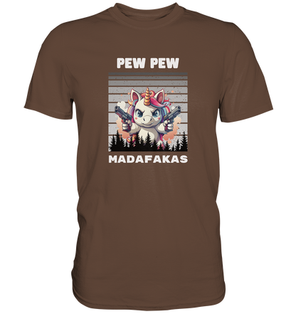 Pew Pew Einhorn - Premium Shirt