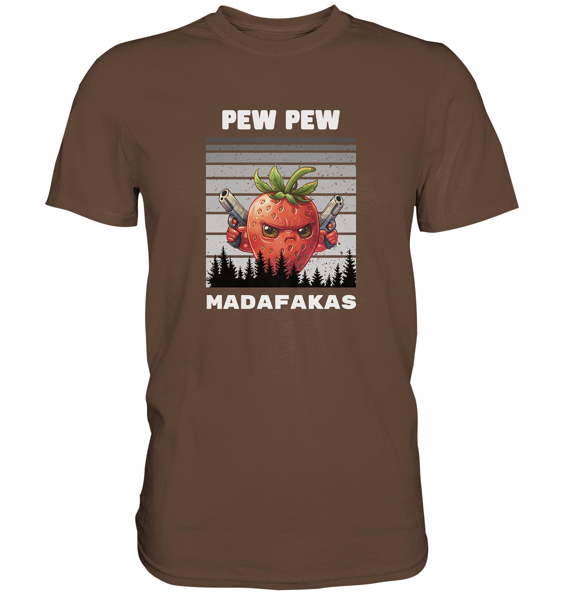 Pew Pew Erdbeere - Premium Shirt