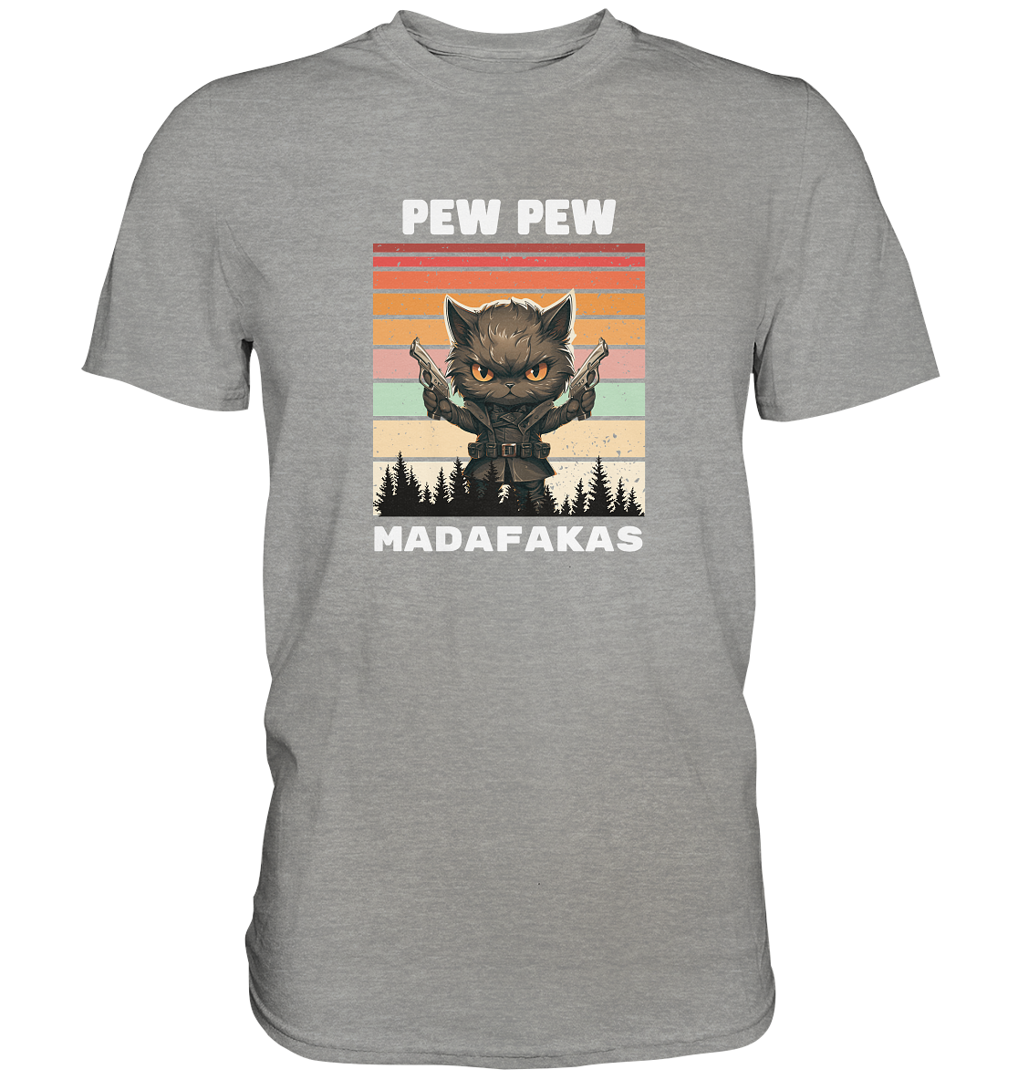 Pew Pew Katze - Premium Shirt