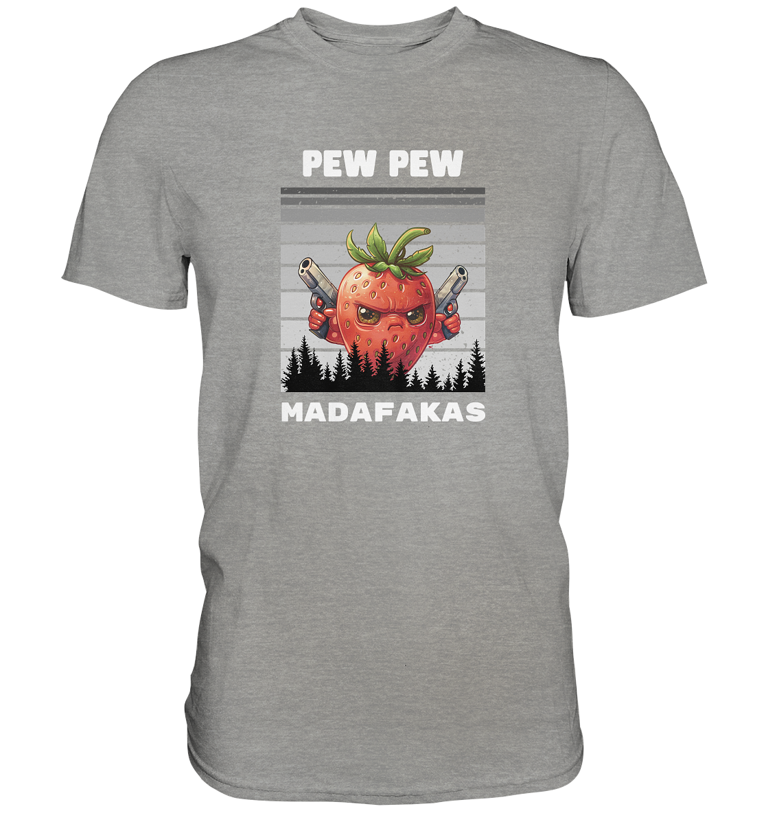 Pew Pew Erdbeere - Premium Shirt