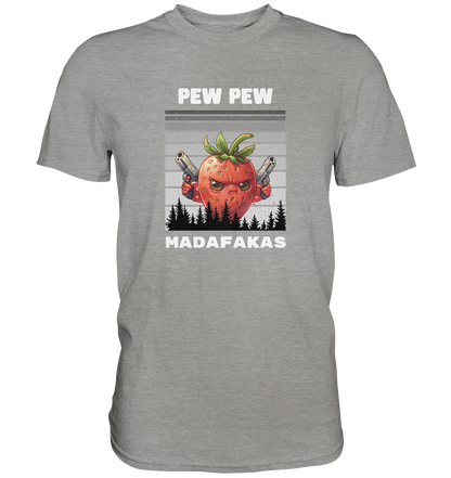 Pew Pew Erdbeere - Premium Shirt