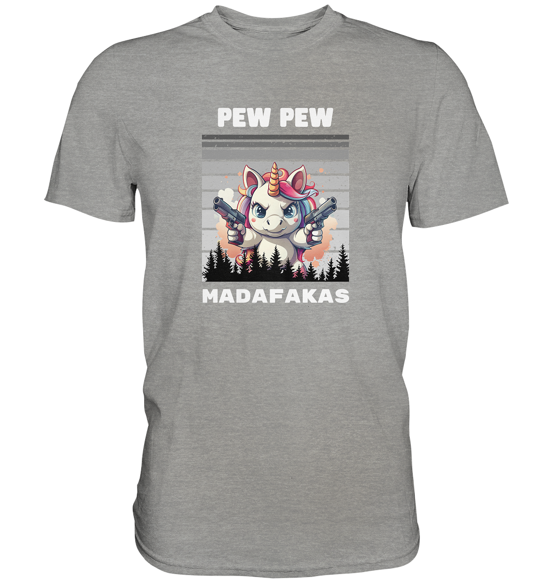 Pew Pew Einhorn - Premium Shirt