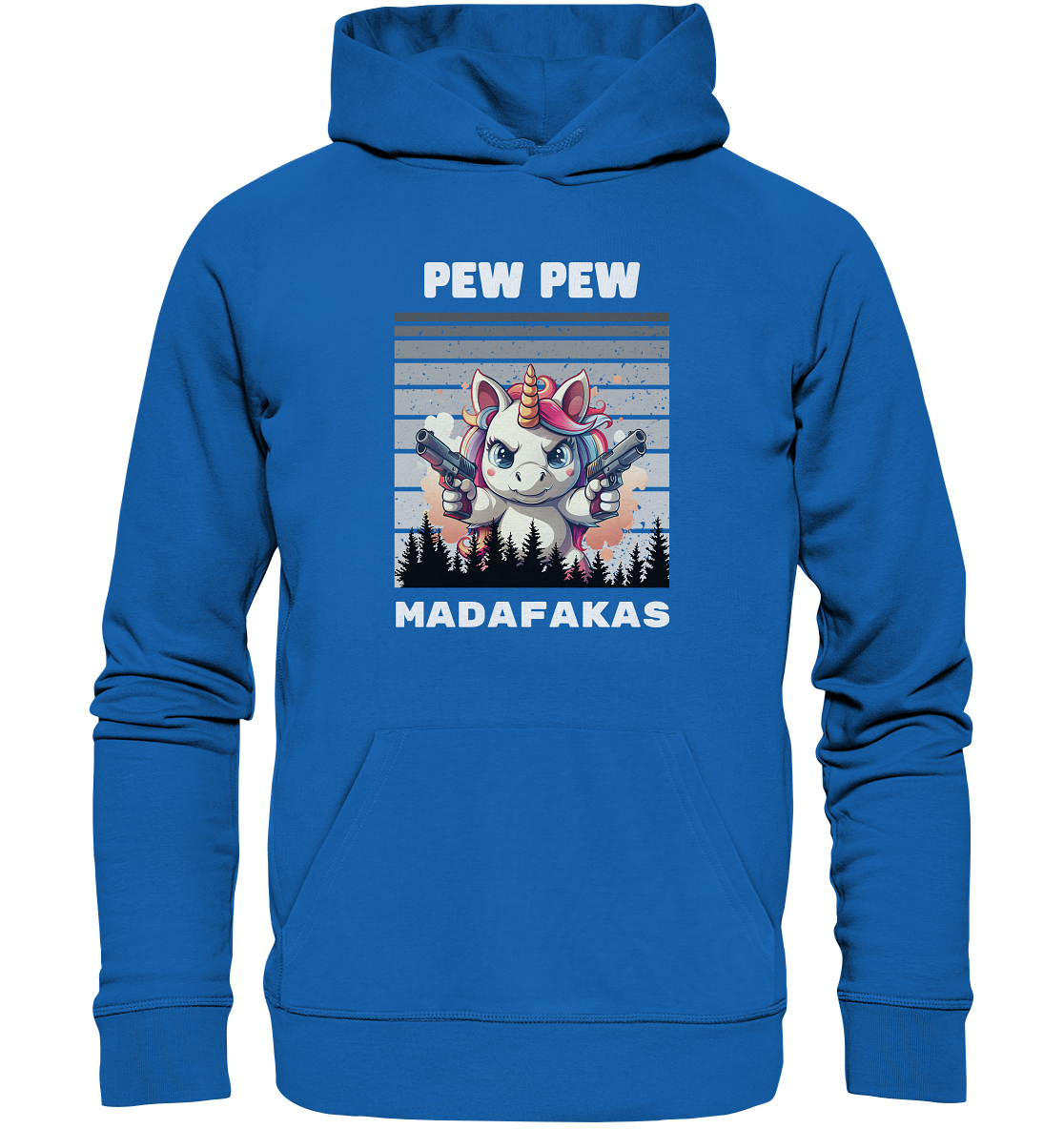 Pew Pew Einhorn - Premium Unisex Hoodie