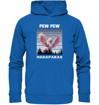 Pew Pew pinker Vogel - Premium Unisex Hoodie