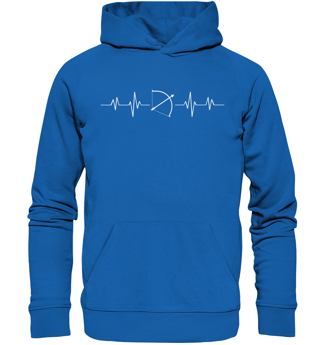 Herzschlag Bogen - Premium Unisex Hoodie