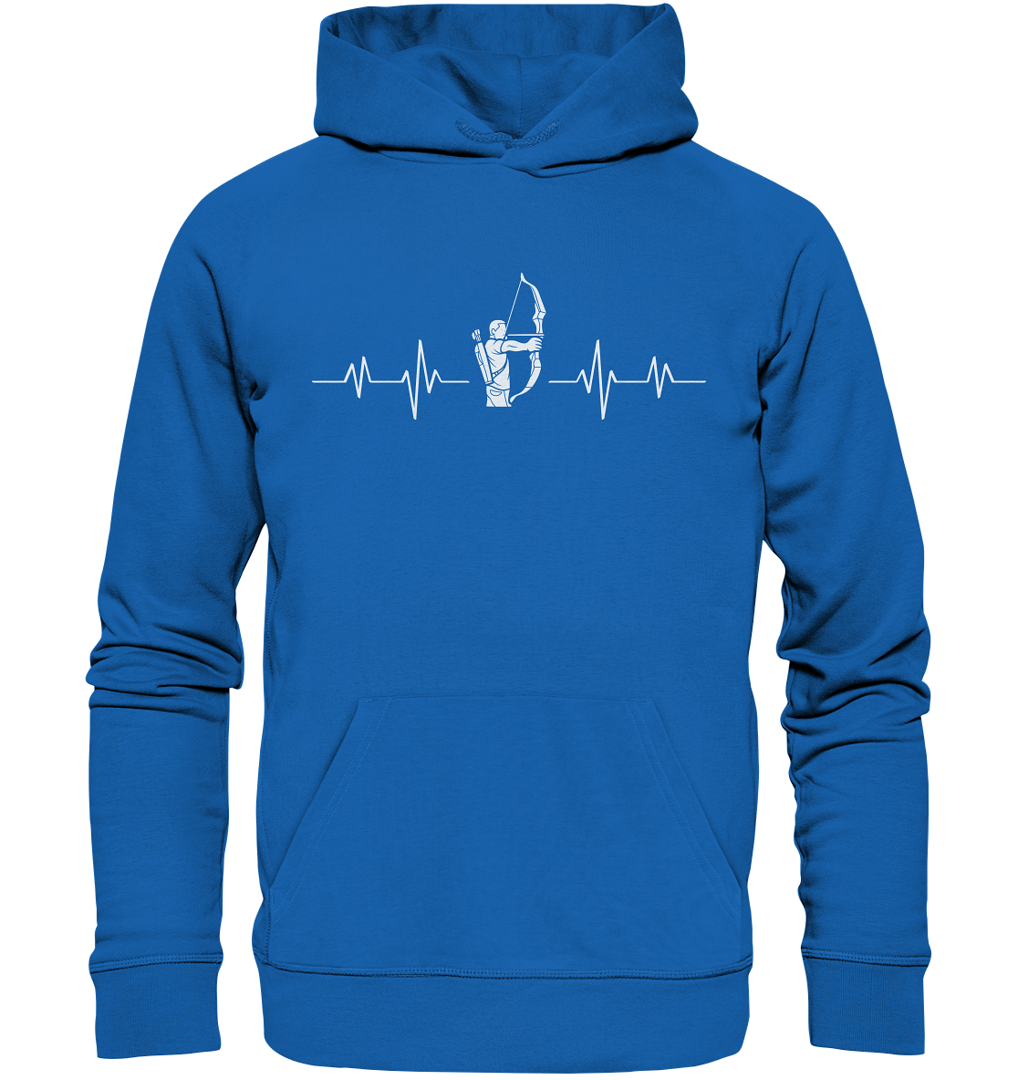 Herzschlag des Bogenschützen ! - Premium Unisex Hoodie