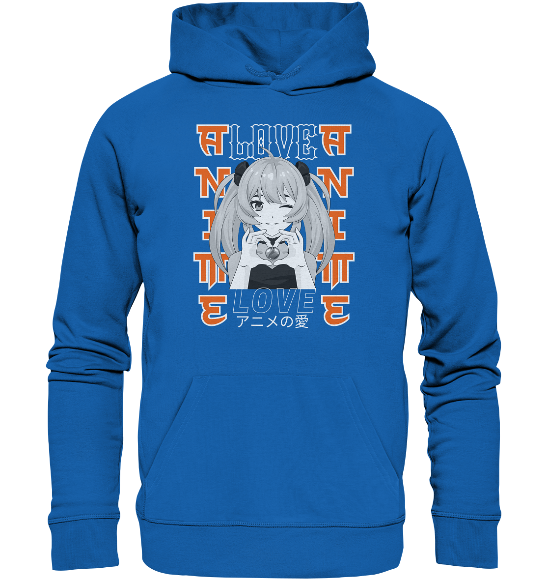 Anime Love Girl - Premium Unisex Hoodie