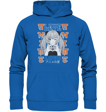 Anime Love Girl - Premium Unisex Hoodie