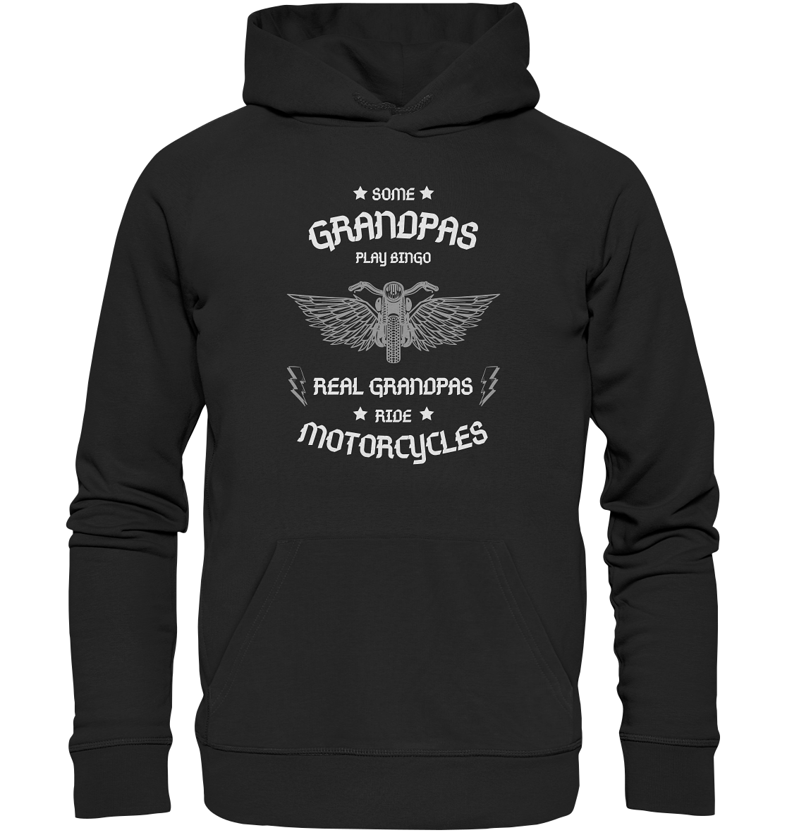 Einige Opas spielen Bingo, echte fahren Motorräder, Biker - Premium Unisex Hoodie