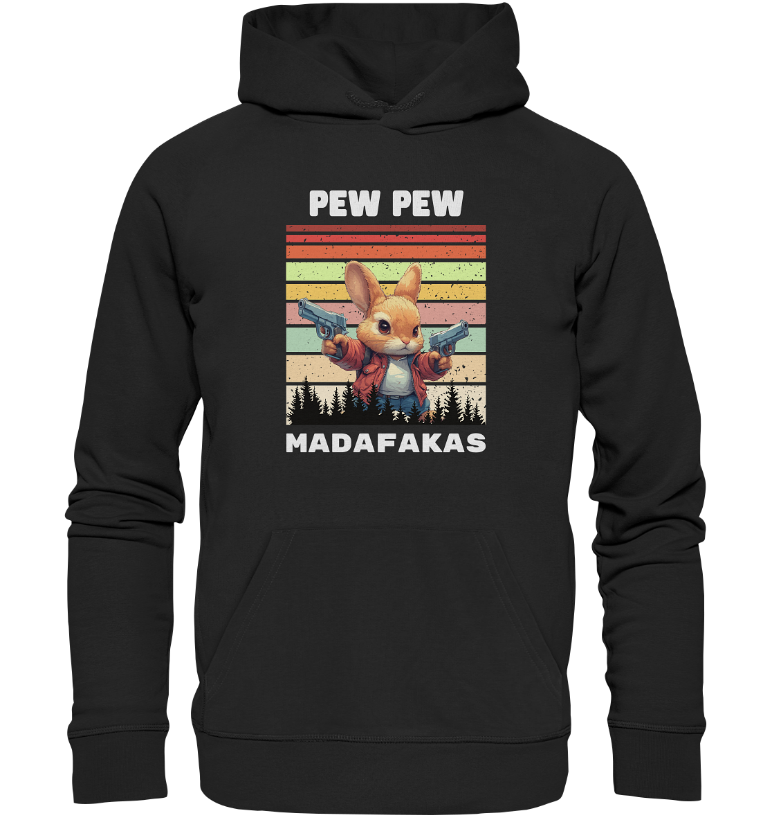 Pew Pew Bunny - Premium Unisex Hoodie