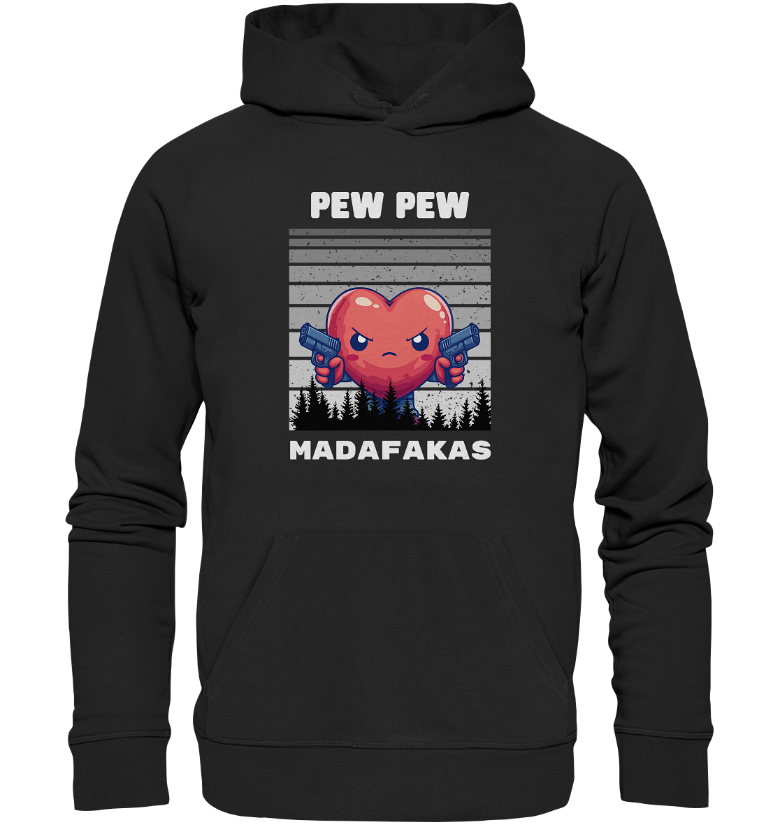 Pew Pew heart - Premium Unisex Hoodie