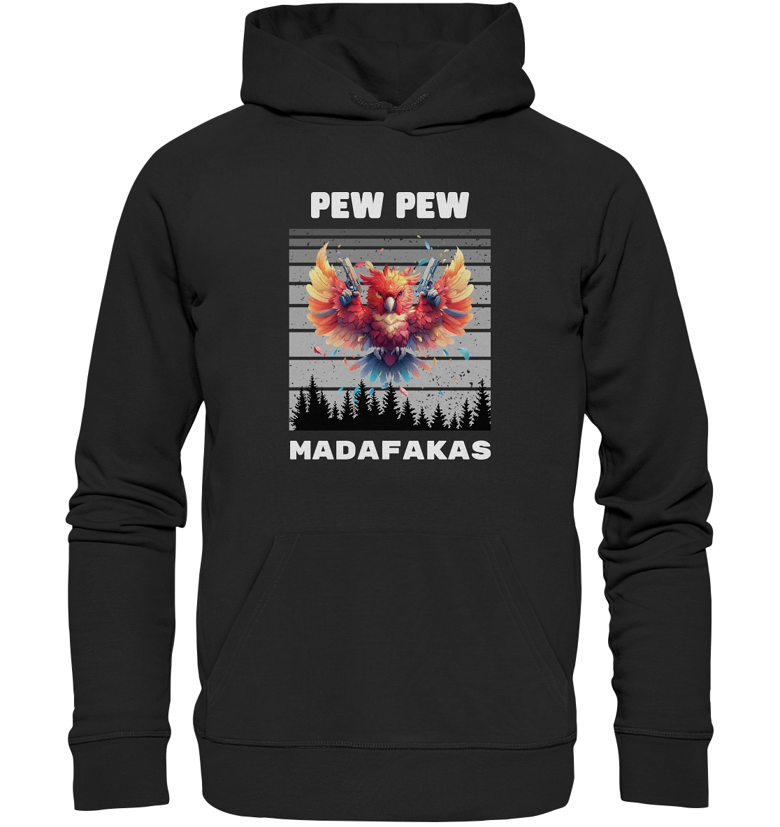 Pew Pew bird - Premium Unisex Hoodie