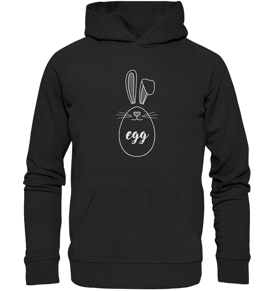 Hase auf Ei ! - Premium Unisex Hoodie