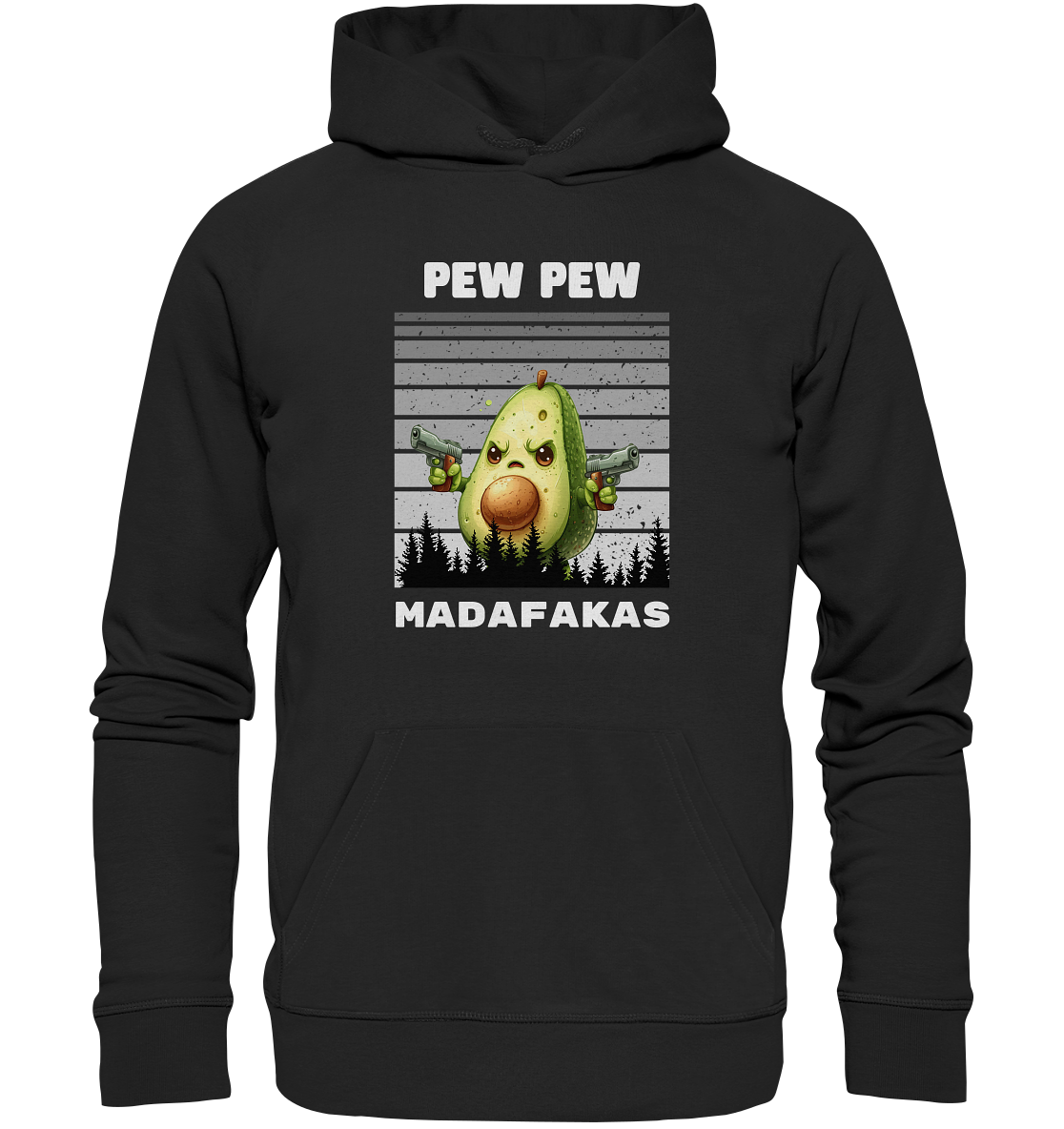 Pew Pew avocado - Premium Unisex Hoodie