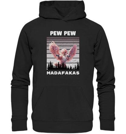 Pew Pew pinker Vogel - Premium Unisex Hoodie