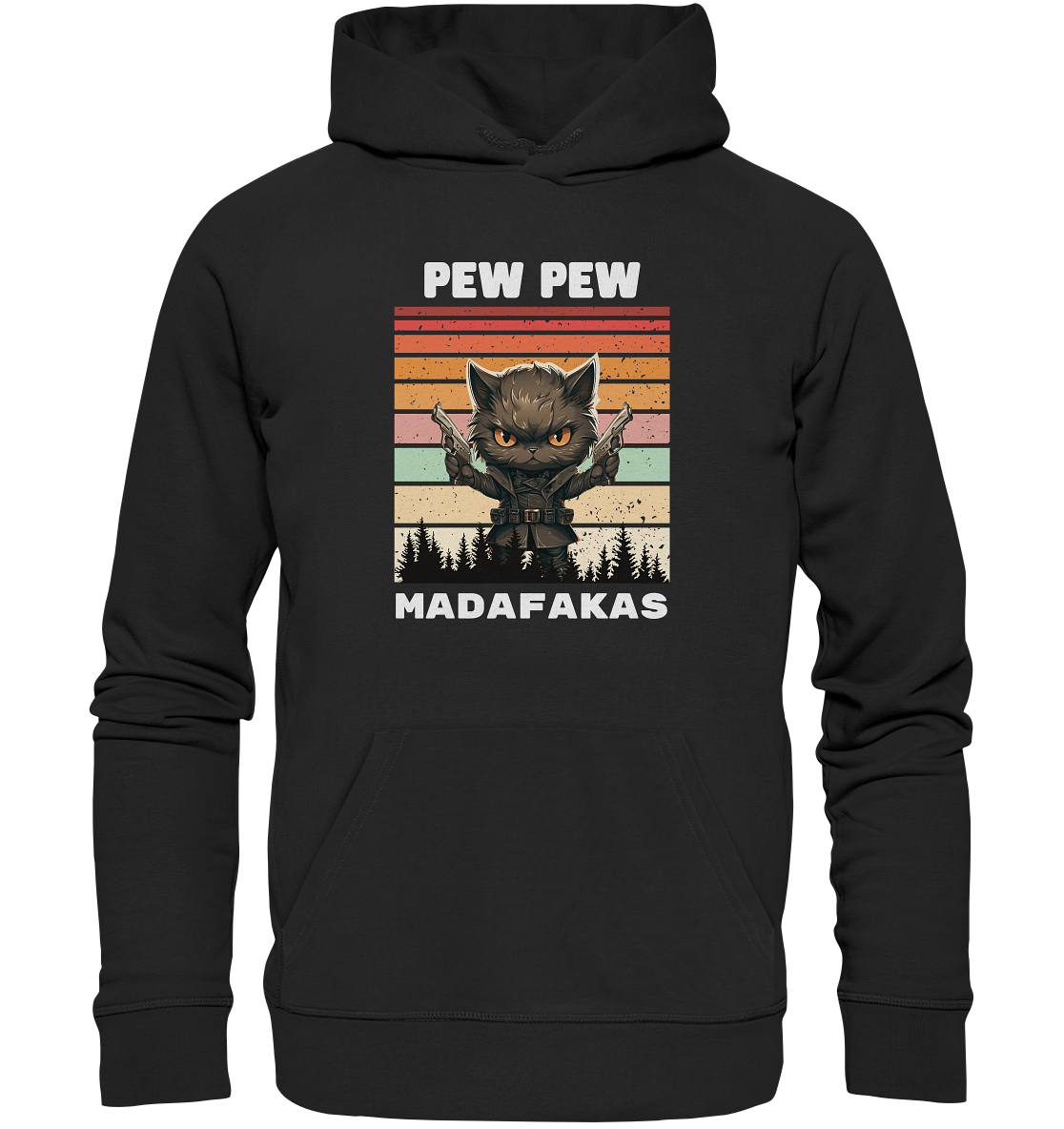 Pew Pew Katze - Premium Unisex Hoodie