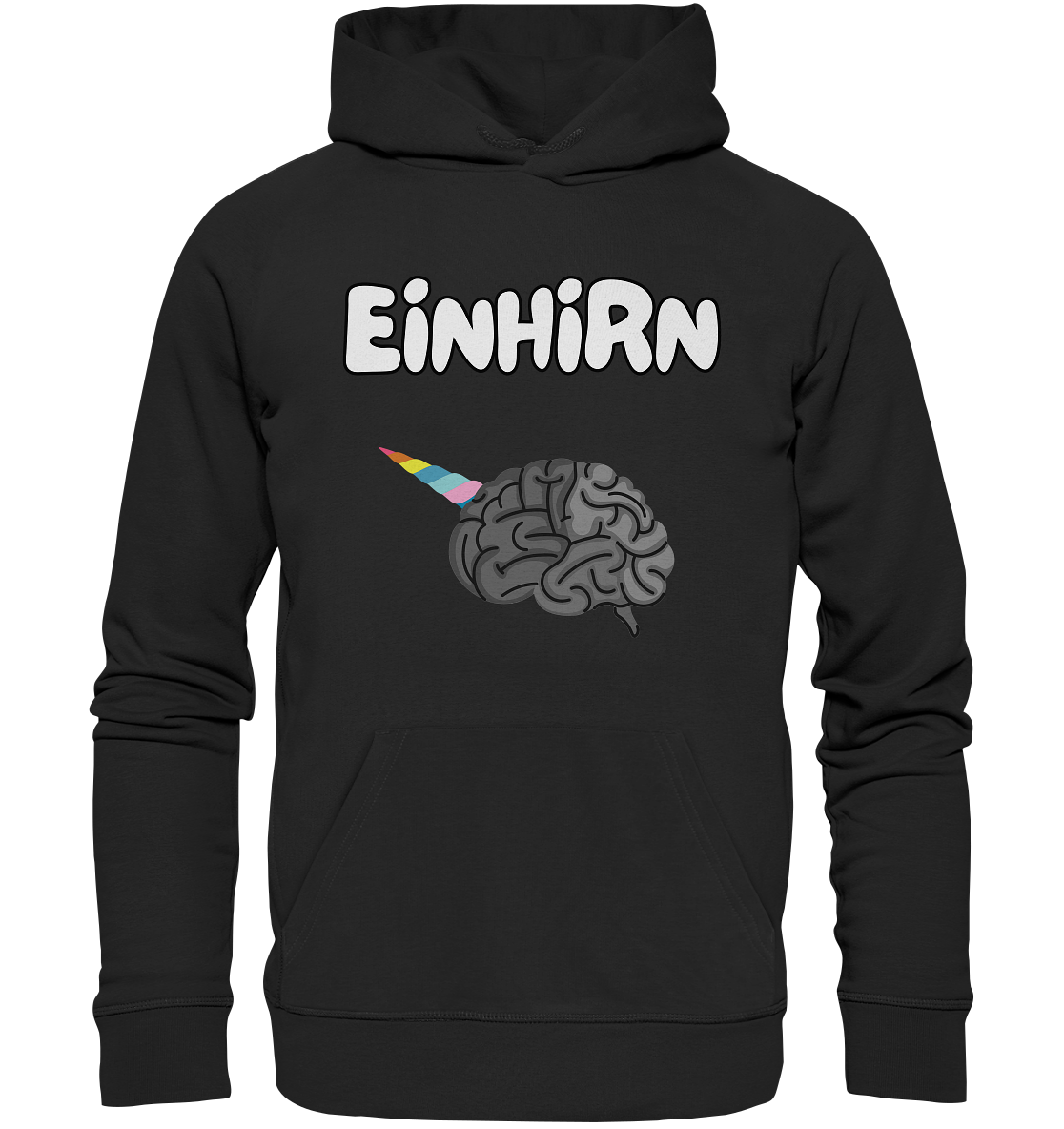 Das Einhirn !  - Premium Unisex Hoodie