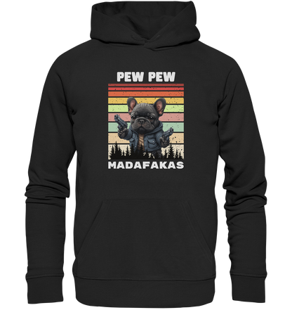 Pew Pew French Bulldog - Premium Unisex Hoodie