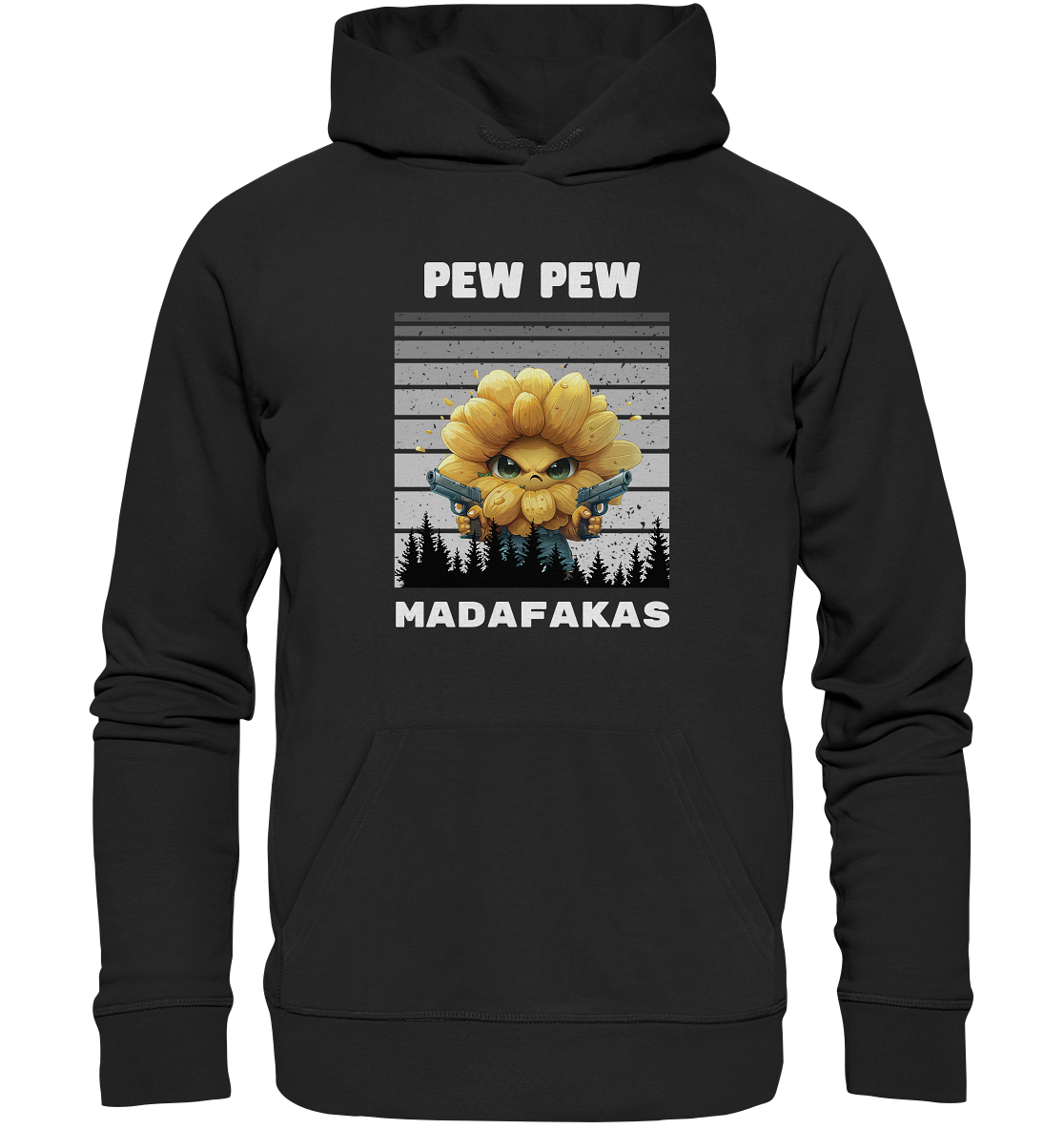 Pew Pew Sonnenblume - Premium Unisex Hoodie