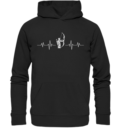 Herzschlag des Bogenschützen ! - Premium Unisex Hoodie