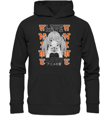 Anime Love Girl - Premium Unisex Hoodie