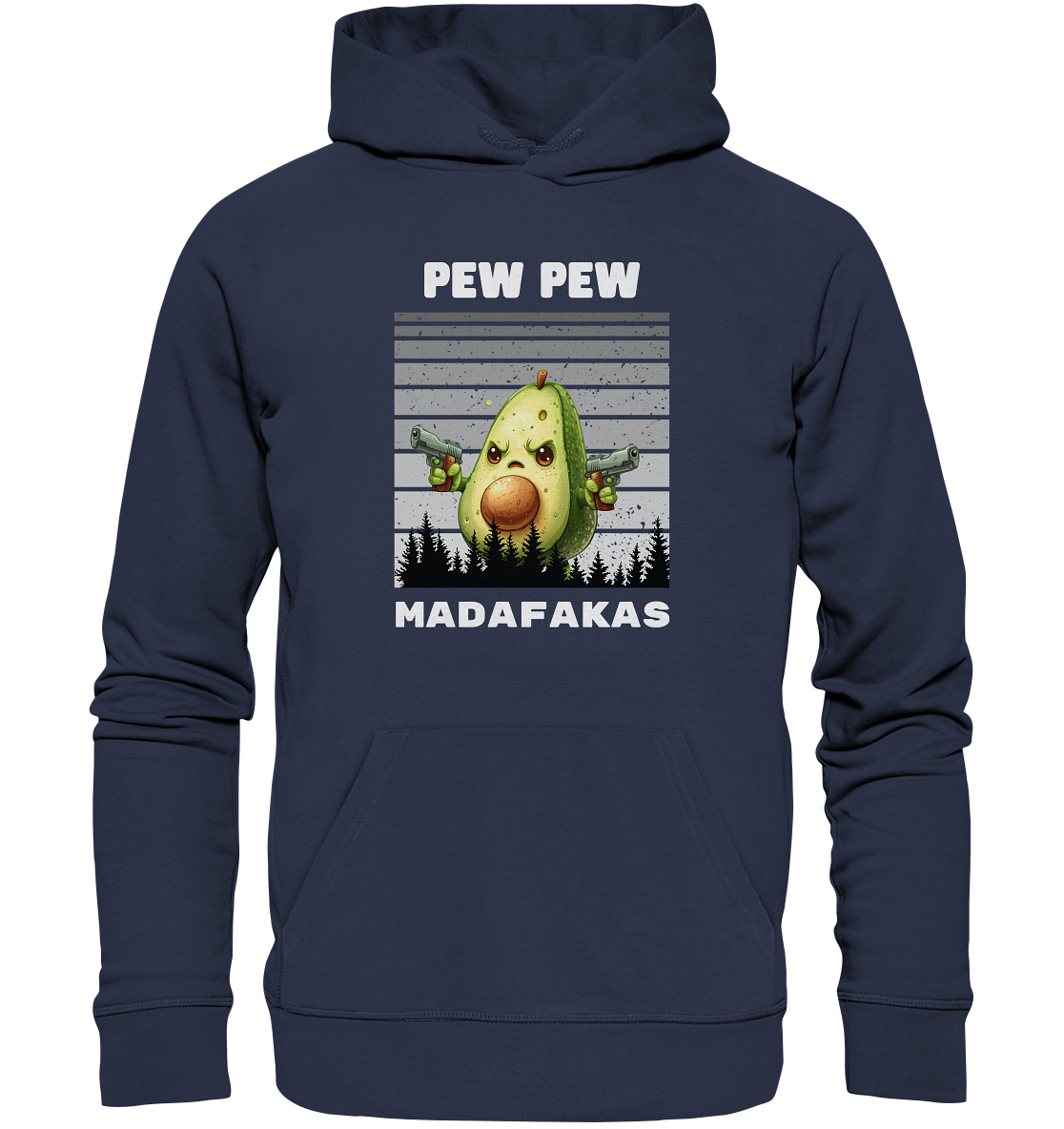 Pew Pew avocado - Premium Unisex Hoodie