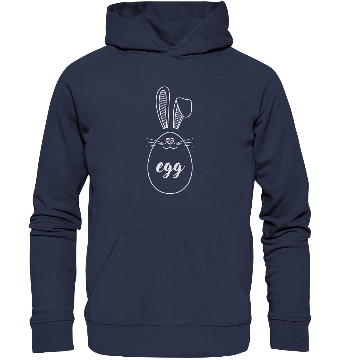 Hase auf Ei ! - Premium Unisex Hoodie