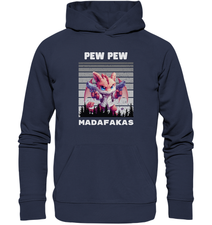 Pew Pew Drachen Lady - Premium Unisex Hoodie