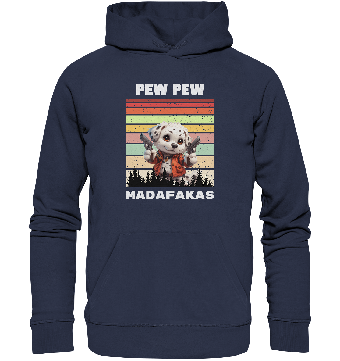 Pew Pew Dalmatiner - Premium Unisex Hoodie