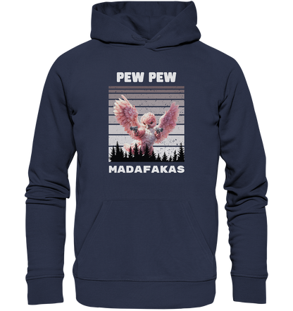 Pew Pew pinker Vogel - Premium Unisex Hoodie