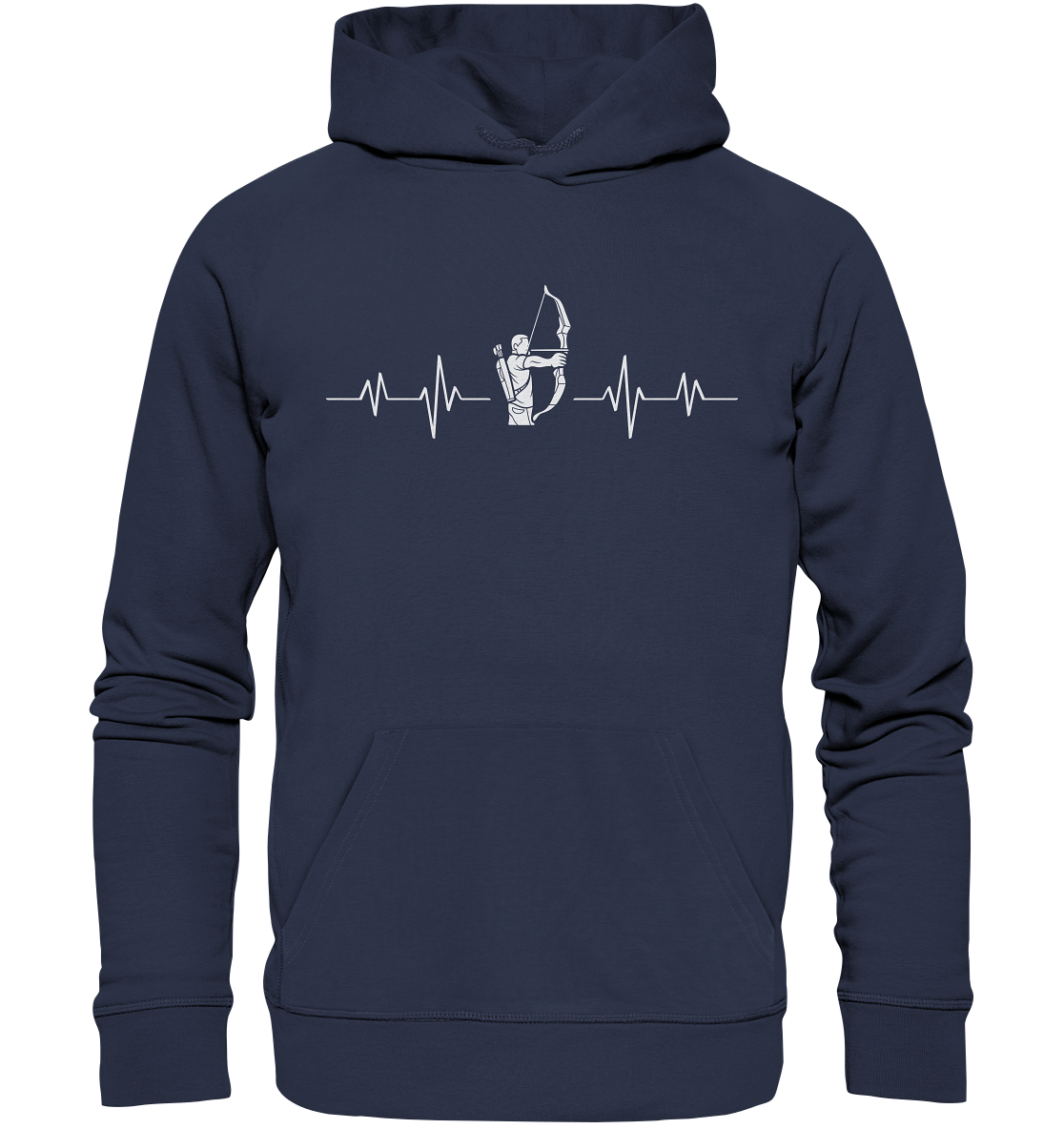 Herzschlag des Bogenschützen ! - Premium Unisex Hoodie