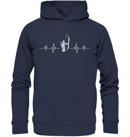 Herzschlag des Bogenschützen ! - Premium Unisex Hoodie