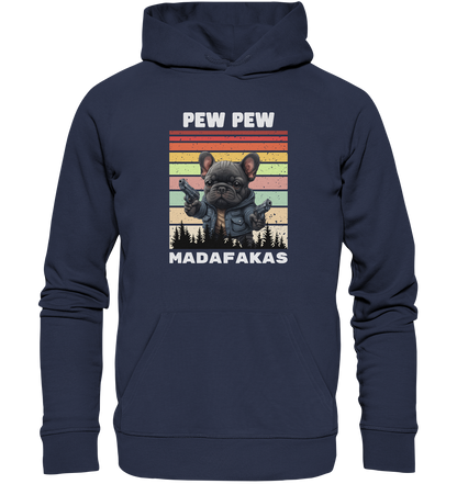 Pew Pew French Bulldog - Premium Unisex Hoodie