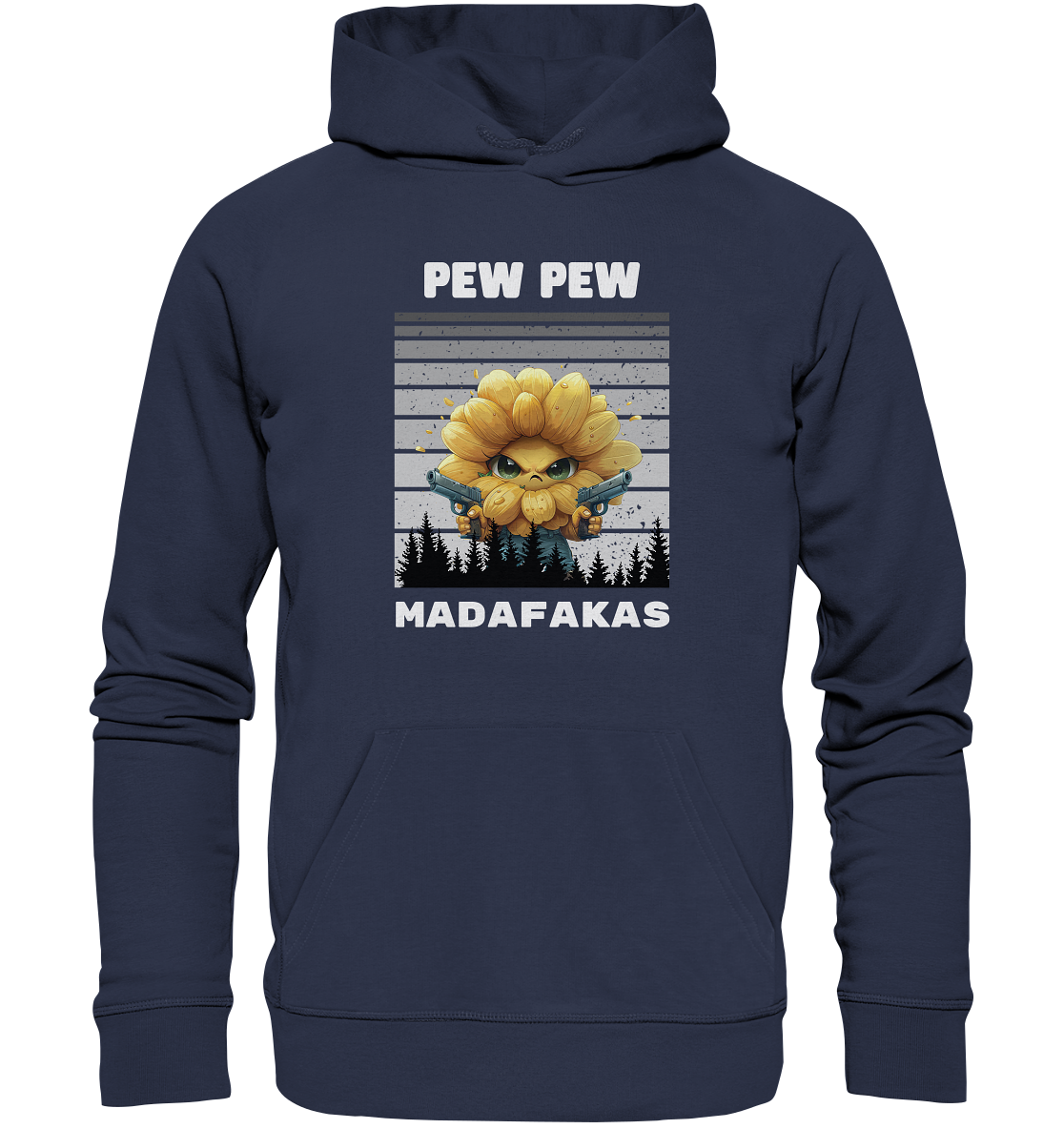 Pew Pew Sonnenblume - Premium Unisex Hoodie