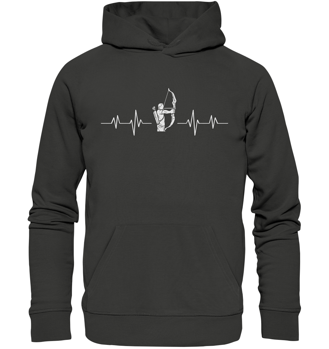 Herzschlag des Bogenschützen ! - Premium Unisex Hoodie