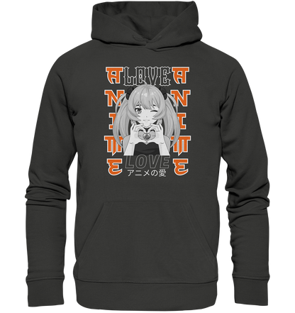 Anime Love Girl - Premium Unisex Hoodie