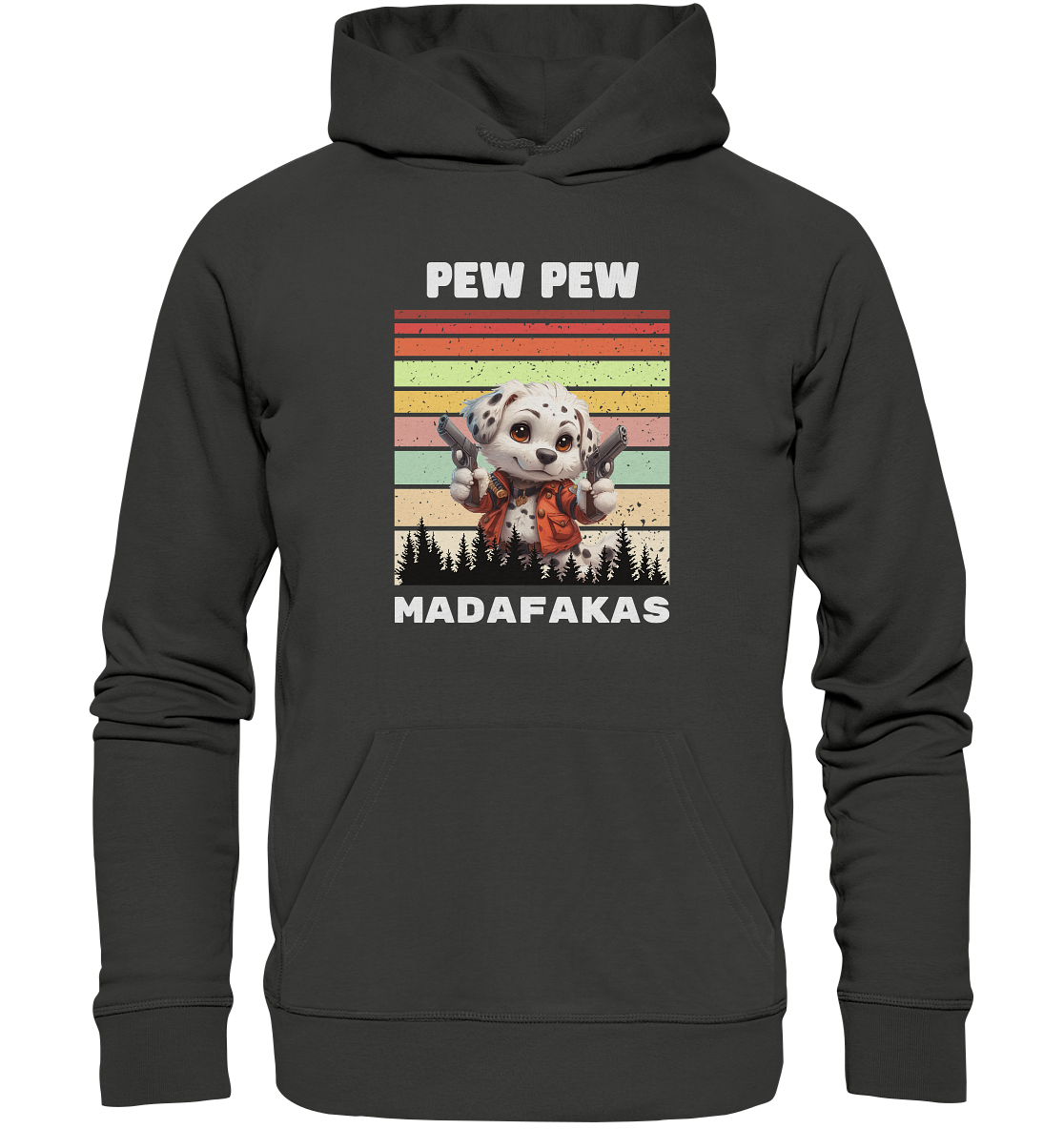 Pew Pew Dalmatiner - Premium Unisex Hoodie