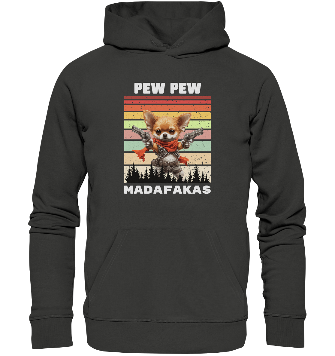 Pew Pew Chihuahua - Premium Unisex Hoodie