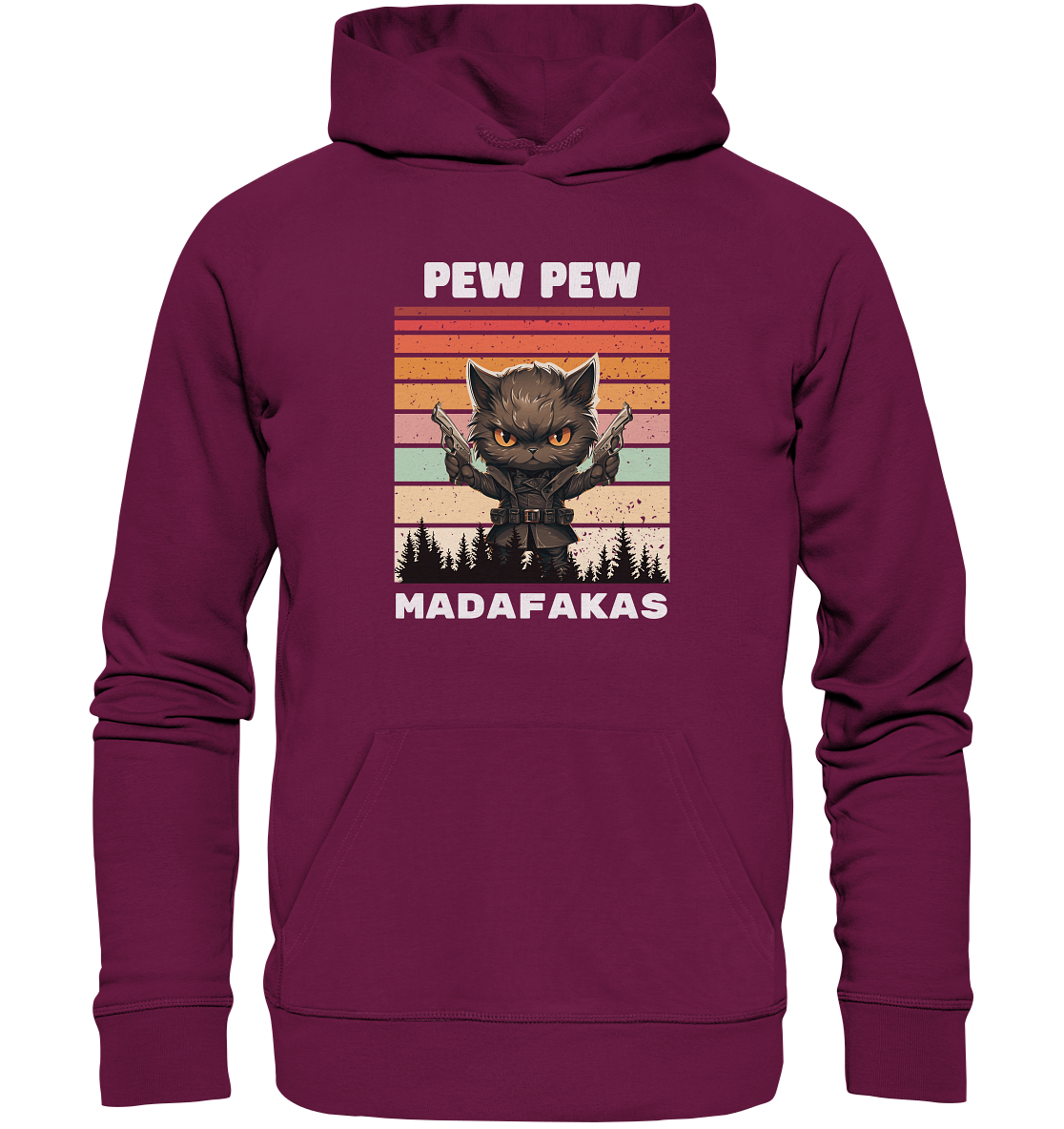 Pew Pew Katze - Premium Unisex Hoodie