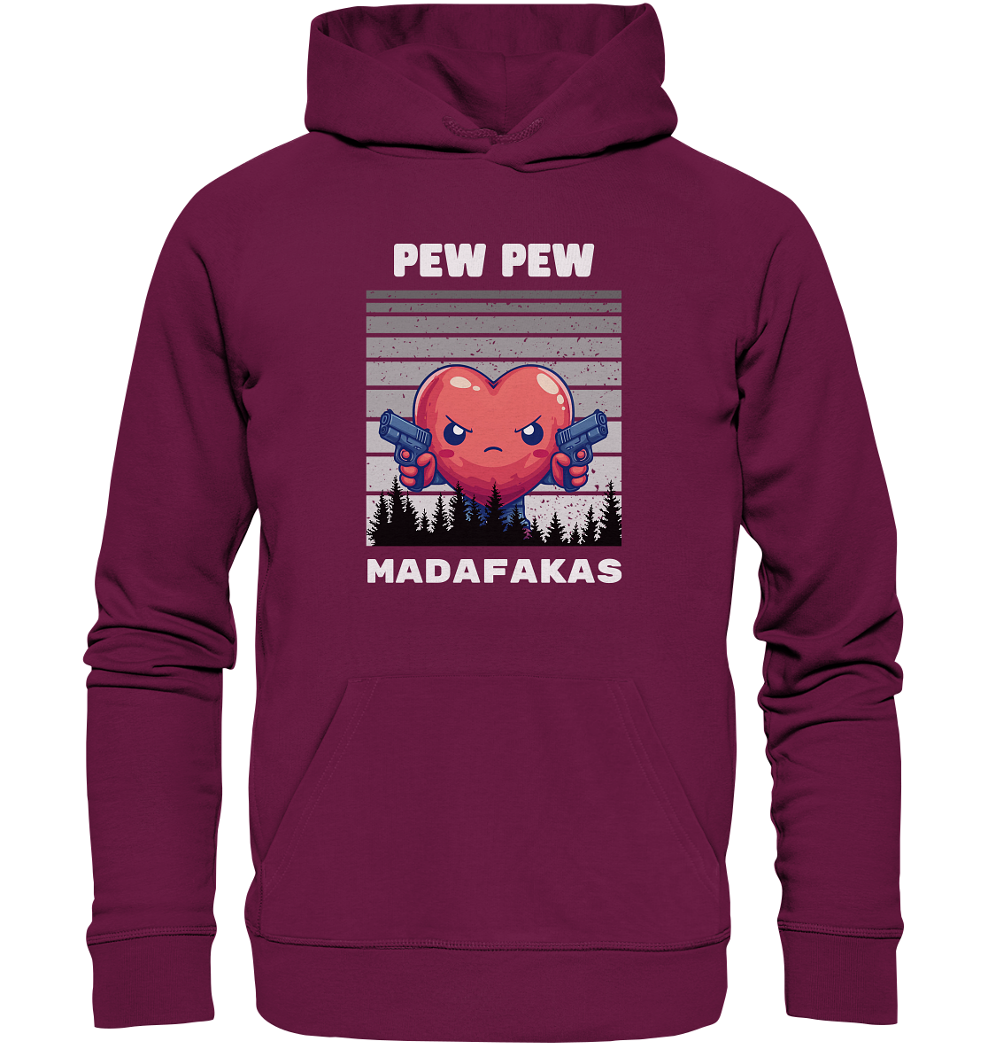 Pew Pew heart - Premium Unisex Hoodie